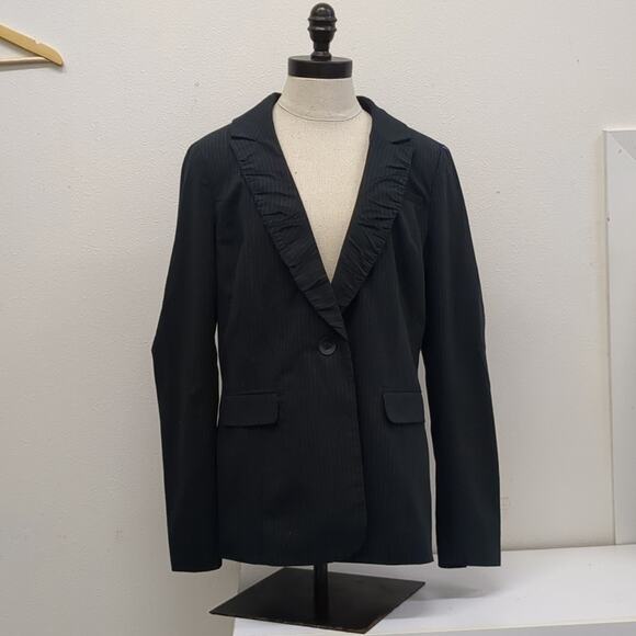 Cabi black Pinstripe blazer size 10 - Picture 1 of 7
